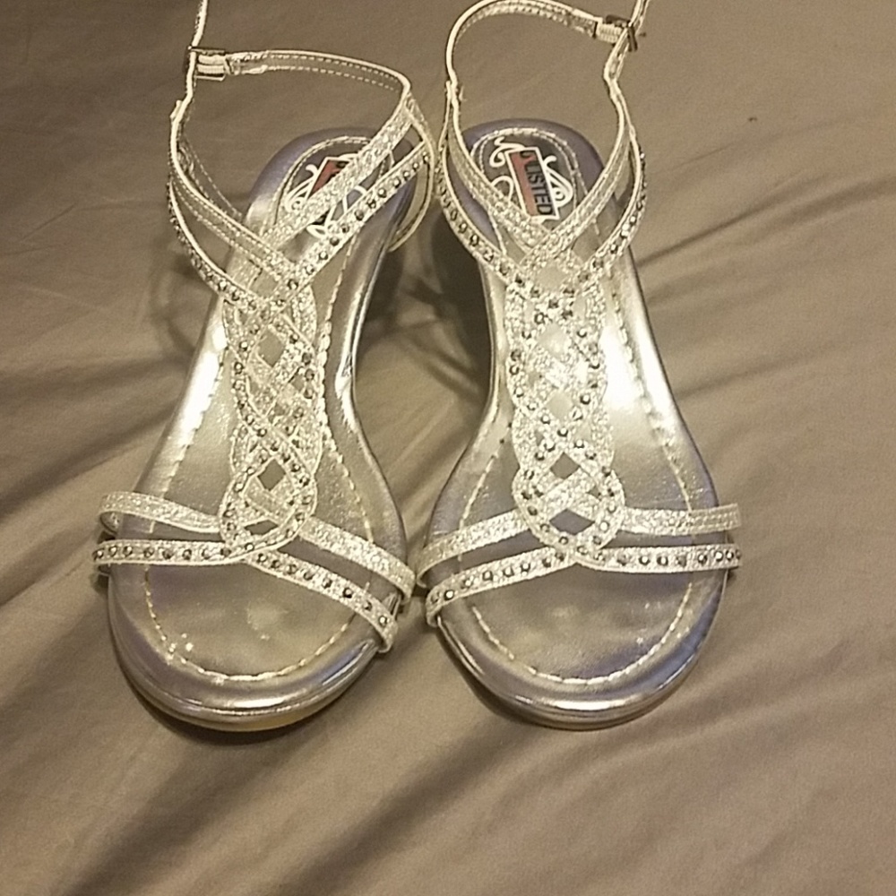 Silver heels
